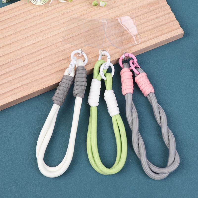 Телефонный шнурок Универсальный персонализированный ремешок на запястье Короткий ремешок для мобильного телефона Портативная сумка-брелок для ключей Цепочка для мобильного телефона с защитой от потери