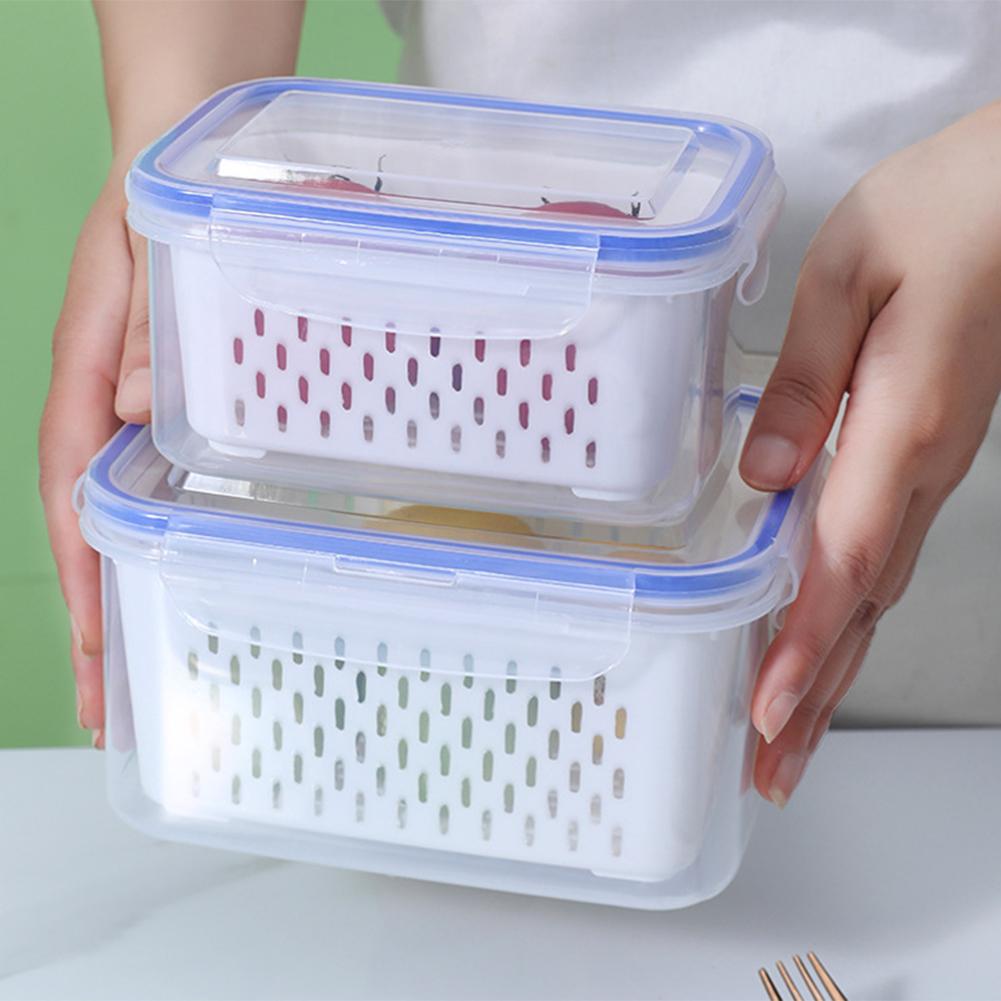 3 In 1 Fruit Storage Containers For Fridges Space-Saving Health Meal Preps Routine