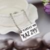 Supernatural Dean License Plate Bracelet Fashion Alloy Chain Hand Movie Jewelry