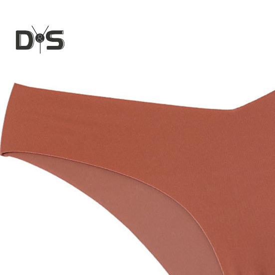 Women Thongs Cotton Crotch Seamless Women Underwear Female Low Rise Panties Breathable Comfort Solid Color Brief