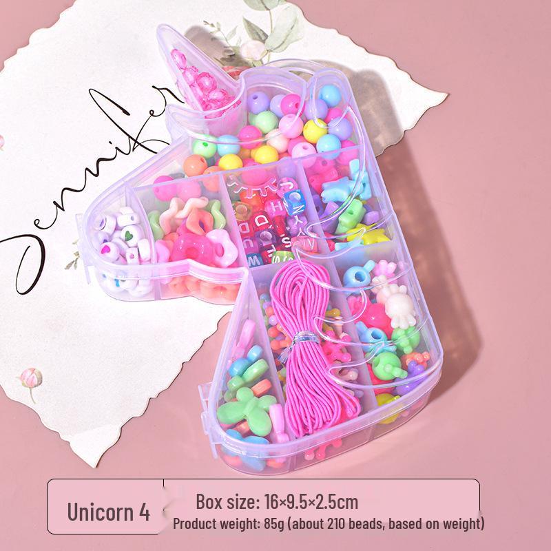 Игрушки из бисера ручной работы: Набор для изготовления украшений для девочек «Сделай сам» с креативными браслетами и ожерельями-пазлами