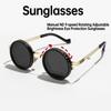 Ручные солнцезащитные очки с 9-скоростной вращающейся регулируемой яркостью и светопоглощением, поляризованные солнцезащитные очки для рыбалки и путешествий