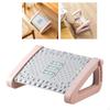 Slanted Footrest Ergonomic Foot Stool Pressure , Massage Surface, for Office, Desk Support with 6