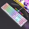 OLOEY Ретро-панк механическая клавиатура с RGB и гальванической ручкой