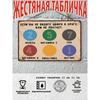 Тест на дефицит вина и пива Смешная барная табличка 20x30см, Алкогольный юмор Декор для стен