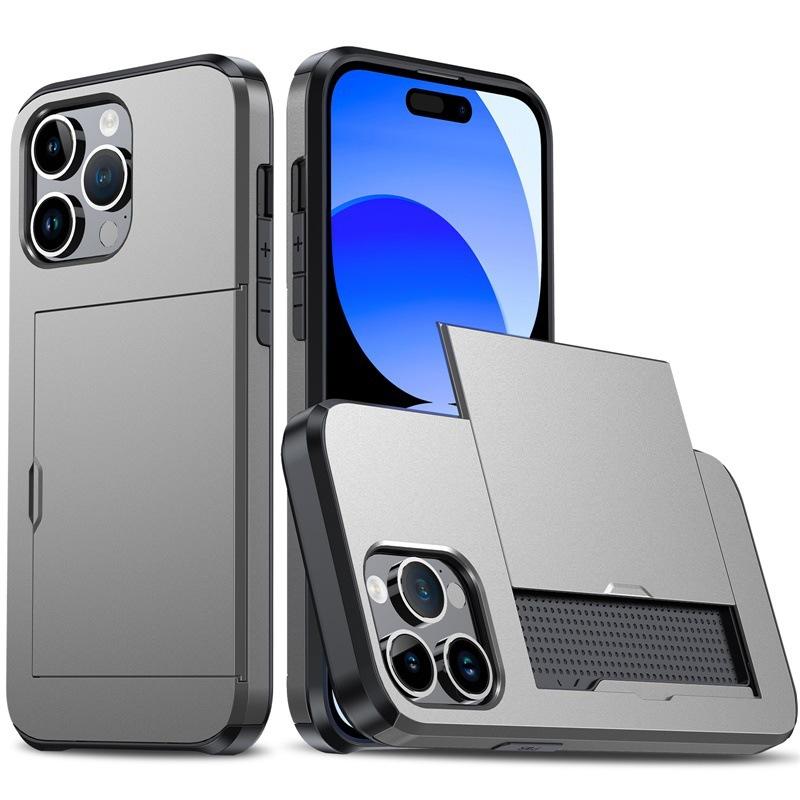 Применимо к чехлу для мобильного телефона iphone11, Apple 11 чехол-слайдер с карманом два в одном противоударный 11Pro кошелек защитный чехол SE