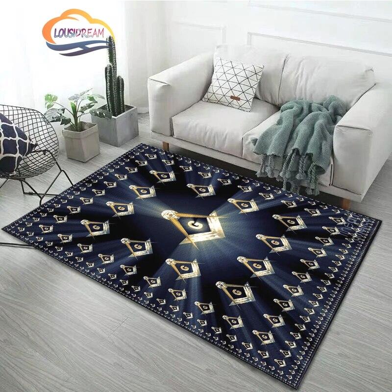 Новейший модный ковер, масонский коврик, масонский мягкий коврик, коврики для спальни, масонской гостиной, двери, напольные коврики для прихожей, коврик для йоги