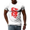 Summer Fashion Chinese Dragon Men T-shirts 3D Trend Casual Personality Cool Style Printing Tees Hip Hop O-neck Short Sleeve Tops
