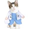 Костюм для домашних животных, собак и кошек на Хеллоуин, костюм доктора и медсестры, джинсы для собак, одежда для кошек, забавный наряд, униформа