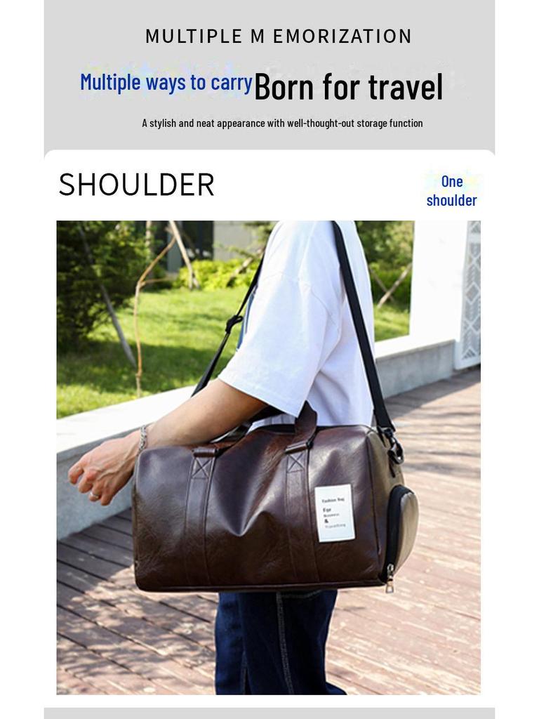 High-End Waterproof Travel Bag for Men & Women - Large-Capacity Fitness & Casual Shoulder Messenger Handbag