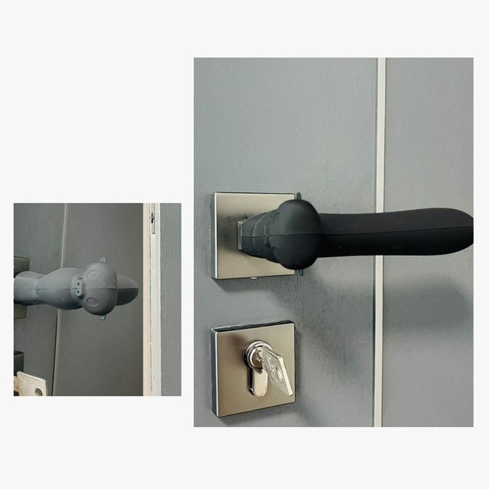 Противоударный чехол для дверной ручки, силиконовая защитная накладка, переносной чехол для дверной ручки, украшение для дома