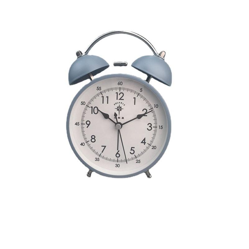Double Bell Metal Alarm Clock Candy Color Big Ringtone Alarm Clock Double Bell Metal Shell