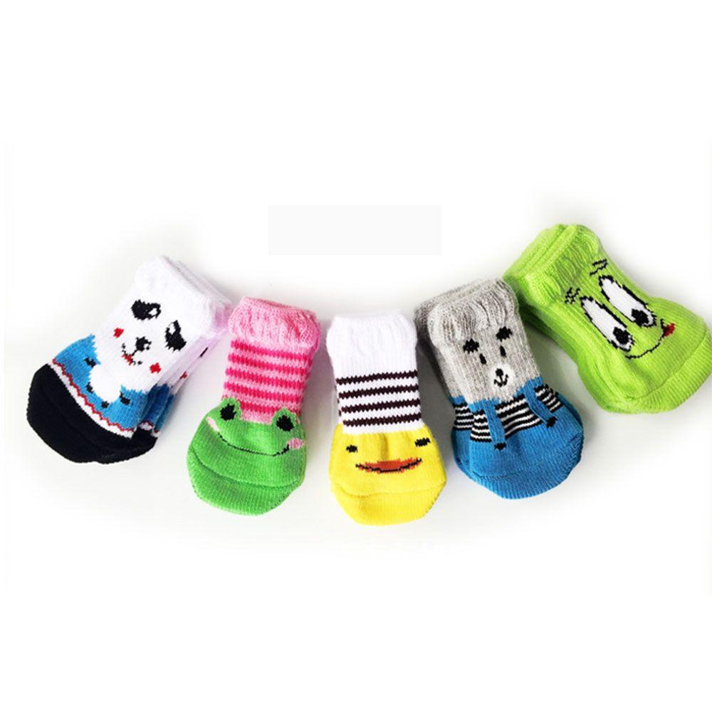 Winter Anti-Dirty Chihuahua Guard Claw Small Dog Pet Boots Knitted Socks Cat Accessories Dog Socks