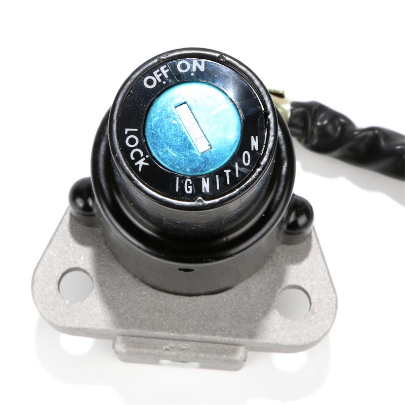 Замок зажигания мотоцикла с набором ключей, электрический дверной замок, 6 проводов для Kawasaki KLR-650 KLR 650 1987-2007