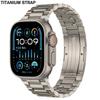 Роскошный титановый ремешок для Apple Watch Ultra 3/2 49 мм 46 мм 45 мм 44 мм 42 мм Металлический браслет для Iwatch Серии 11 10 9 8 7 6 5 4 Браслет
