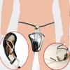 Stainless Steel Silicone Male Invisible Chastity Belt Lockable Cock Cage Device Hole Anal Plug Beads BDSM Bondage Metal Sex Toys