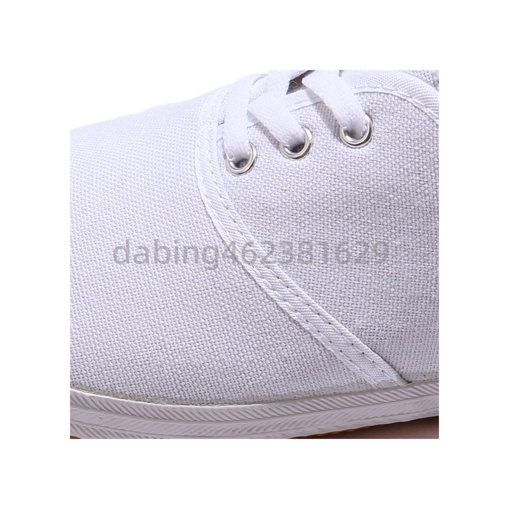 Белые парусиновые кроссовки в сетку для мужчин и женщин, размеры 17-45: Повседневная, Теннисная и Гимнастическая обувь для выступлений