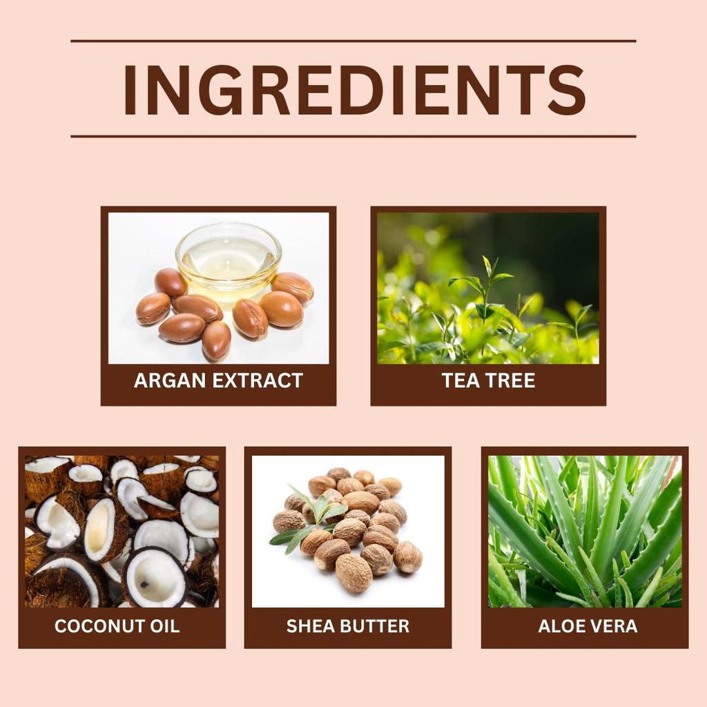 Шампунь с аргановым маслом для вьющихся, прямых, сухих и поврежденных волос, для мужчин и женщин, 10,14 жидких унций