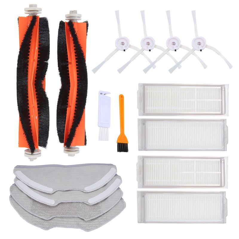 AEE4-For Xiaomi Mi Robot Vacuum-Mop 2 Lite / Pro / MJSTL / MJST1SHW Robot Vacuum Spare Parts Main Side Brush Hepa Filter