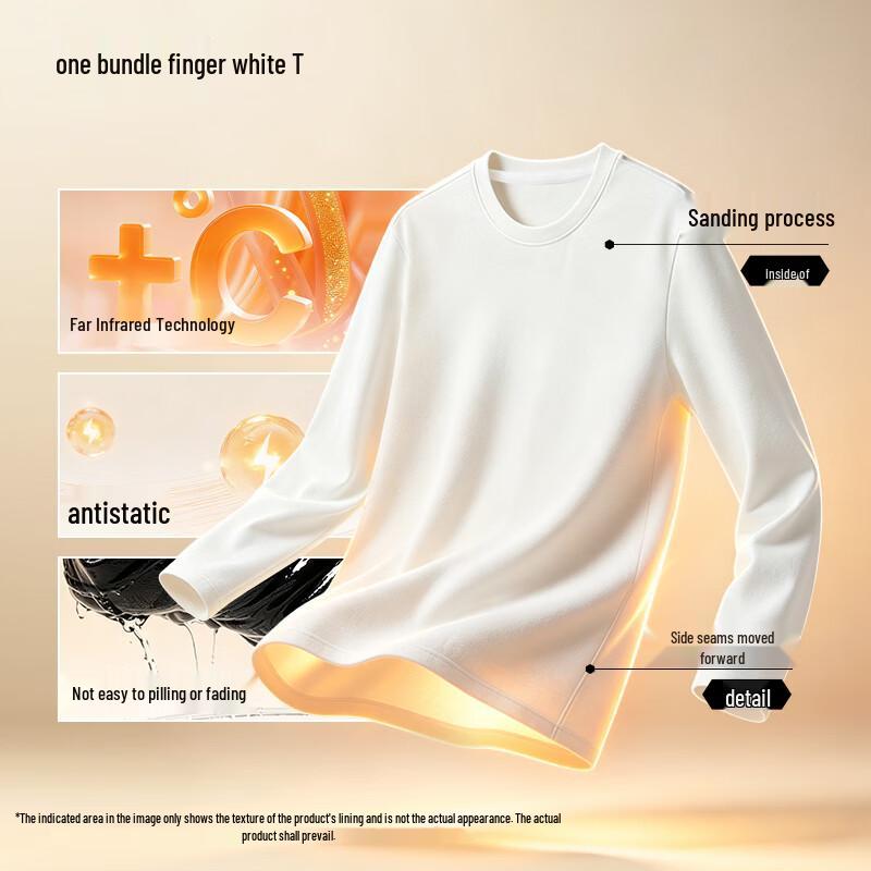 Men's Stain-Resistant Moisture-Wicking Long Sleeve T-Shirt