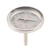 Grill Thermometer Stainless Steel Bimetallic High Accuracy 100‑475℉ Easy Assembly Wide Application B