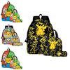 Trendy 2024 Oxford Cloth Backpack Set With Characters Print For Elementary Students