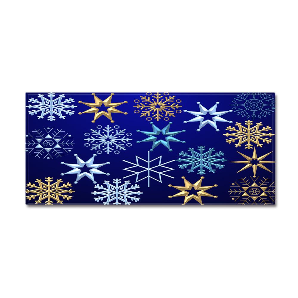 Christmas Household Bathroom Absorbent Non-Slip Mat Living Room Kitchen Sand Carpet Doormat Long Floor Mat