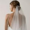 Элегантная белая фата для свадебного стиля и фотосессии
