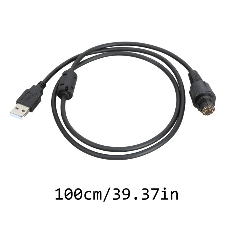 USB Interfaces Programming Cable 100cm USB Interfaces Cable ABS & Metal Programming Cable Ugrades for Hytera MD78XG MD780