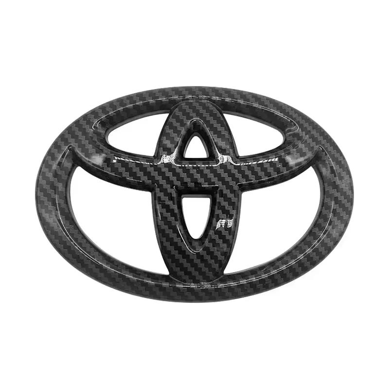 Car Steering Wheel Center Logo Styling Emblem Badge 6.5x4.5cm Sticker for Toyota Corolla Camry RAV4 Yaris Vios Hilux Prius CHR