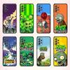 Крутой чехол для телефона Plants VS Zombies для Samsung S 25,24,23,22,30,21,10,9,Ultra,Plus,Lite,FE,4,5 G Мягкий черный чехол