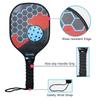 Pickleball Paddles Set of 2 Wooden Pickleball Rackets with Balls and Mesh Storage Bag for Beginners