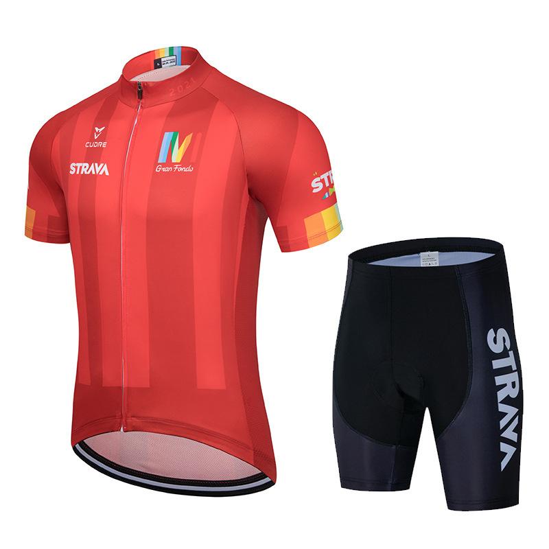 Short Sleeve Suit Road Bike Shorts Tight Cycling Suit Breathable Sweat Wicking 2026 Summer Breathable Cycling Suit Set