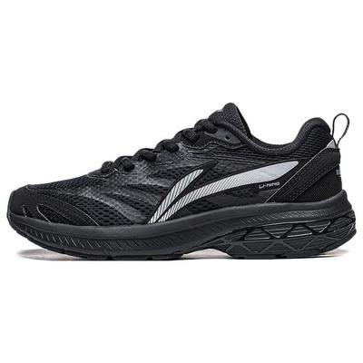 Li Ning Универсальные Текстильные, Синтетическая Кожа Амортизация Устойчивые к истиранию Дышащие Низкие Беговые Кроссовки Женские ARXT014-3