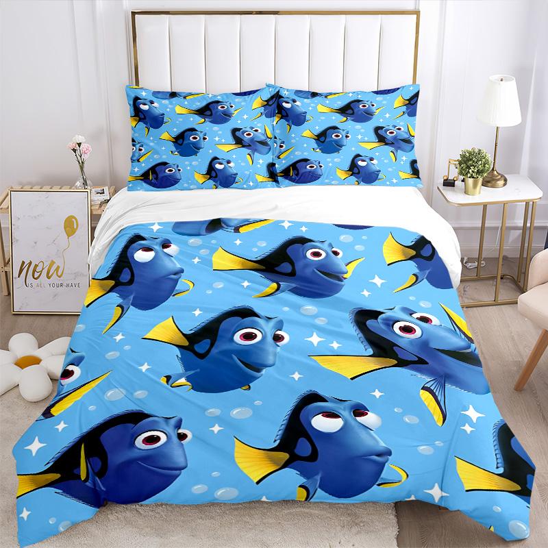 Dory Print 3Pcs Bedding Setduvet Cover With 2 Bedropillowcase Home Birthday Gift