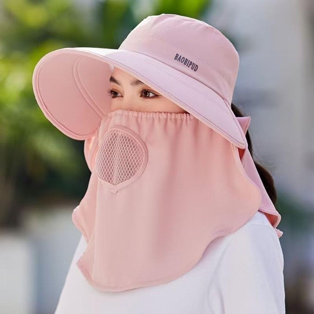 Wide Brim Sunscreen Sun Hat Lightweight Neck Flap Hat Visor Cap Picking Tea Hat Outdoor Activities