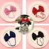 Colorful Dog Hair Bow Headbands Hair Band Pet Costumes Adjustable Pet Hair Bows  Valentine's Day