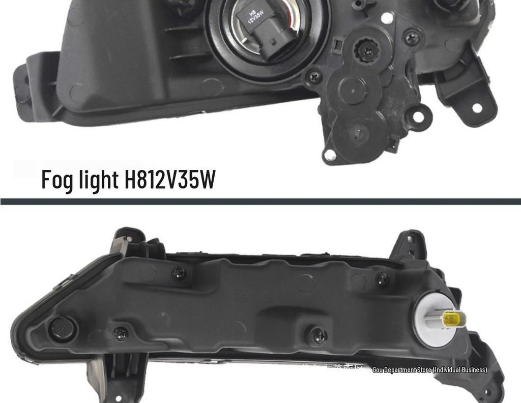 17-19 Сборка противотуманной фары Hyundai IX25 с светодиодными дневными ходовыми огнями
