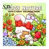 Creative Hobbies for Adults Cozy Nature Coloring Book, Relaxing Floral And Animal Patterns, Cotton Markers Friendly Paper Journals Pulp DIY