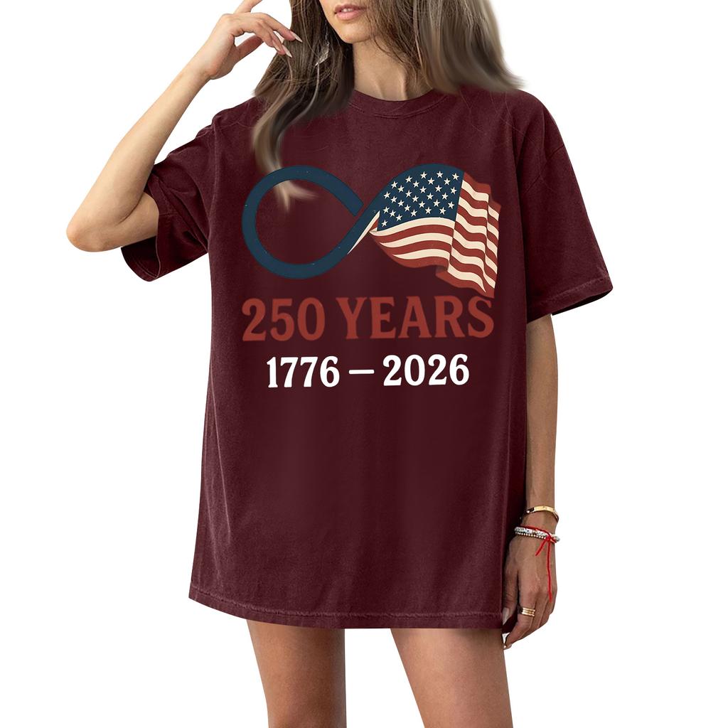 Женская футболка с круглым вырезом и короткими рукавами с принтом