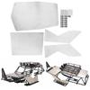 RC Stainless Steel Hood Panel Roof Panel Upgrade Accessories Fit for Axial Wraith 90018