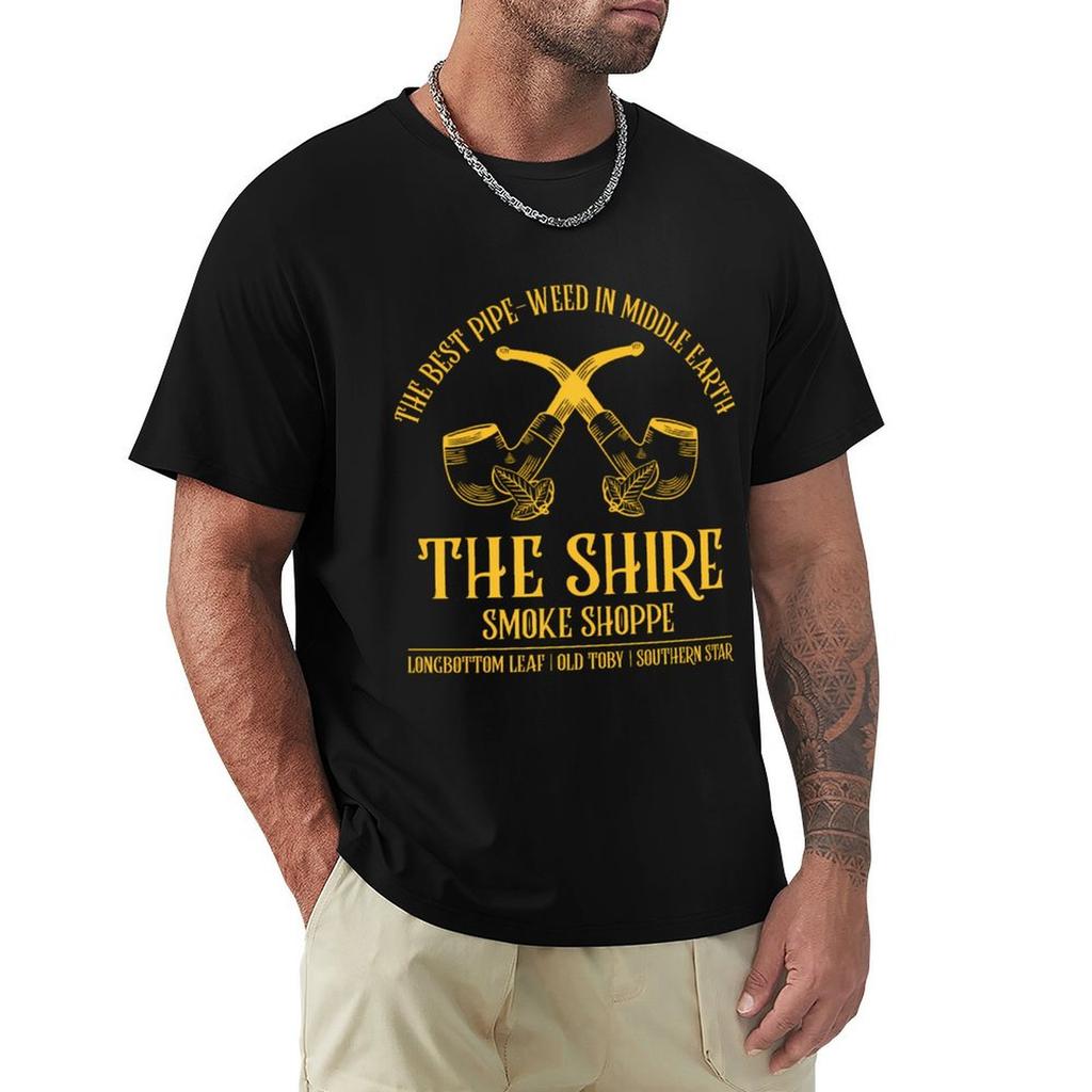 The Shire Smoke Shoppe Tshirt Casual Breathable Short Sleeve Top