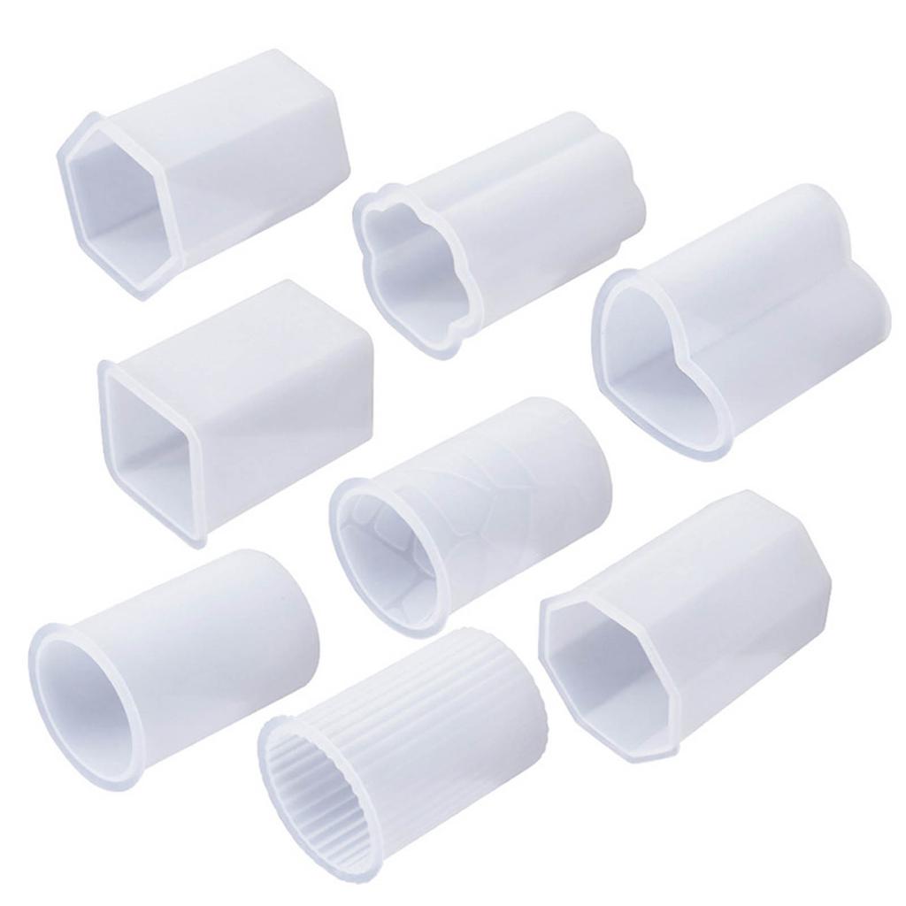 3D Cylinder Candle Mold for Making Candle Gypsum Ornaments Home Decorations DIY Craft, 3D Pillar Candle Silicone Mold