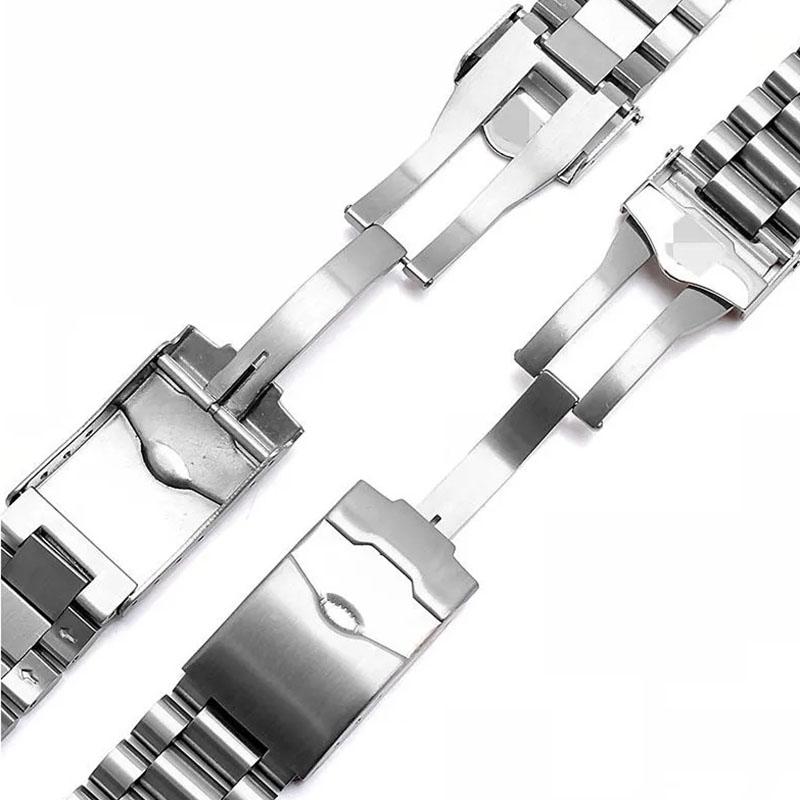 Ремешок для часов TAG Heuer Высококачественный мужской браслет из нержавеющей стали 20 мм 22 мм Серебристый с раскладывающейся застежкой BAND