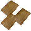 Osaka Choseido Obon Wooden Yamanaka Wood Original Set of Placemats, Lacquer, 43cm, Grain, Lacquered, Handmade, (Brown, 3)