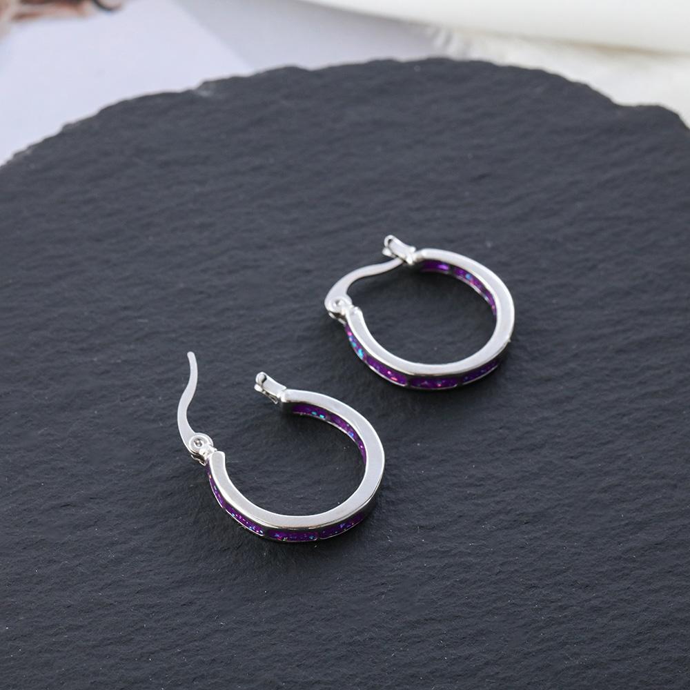 Fashion Jewellery Healthy Stimulation Acupoint Gallstone Earrings Weight Loss Hoop Slimming Earring