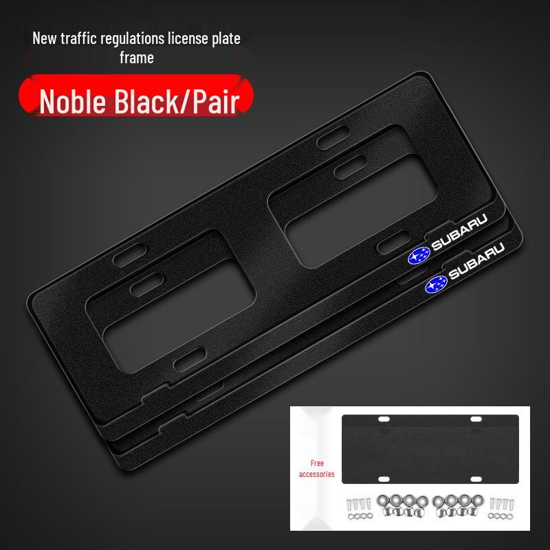 Совместимые рамки для номерных знаков для Subaru: STI, Forester, XV, Outback, BRZ, Legacy, WRX.