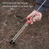 10 Pcs Aluminum Alloy Tent Rope Buckle Tent Fastener Tensioner Guyline Cord Adjuster Camping Accessories Durable
