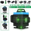 4D 16 Lines Laser Level Level Self-Leveling 360 Horizontal And Vertical Cross Super Powerful Green Laser Level