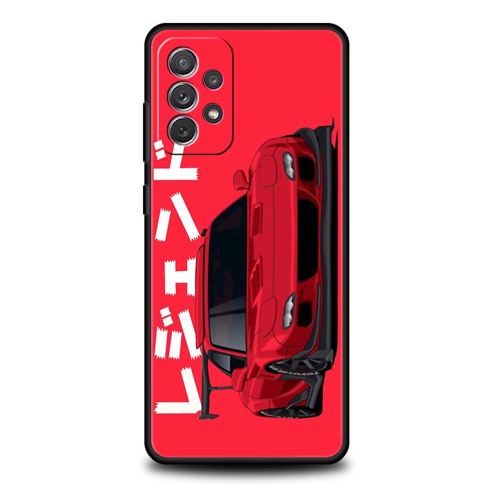 Чехол для телефона JDM Tokyo Drift Sports Car для Samsung A13 A51 A71 A41 A31 A21S A11 A01 A03S A12 A32 A52 A22 A23 A33 A53 A73 5G